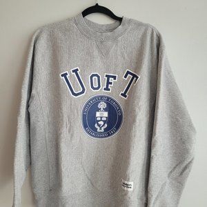 OVO x Uoft (October's Very Own x University of Toronto) Grey Crewneck